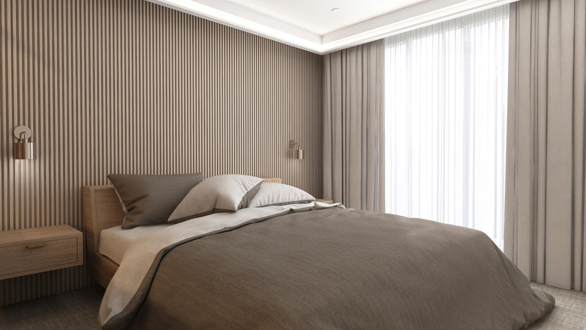 Luxury spa-inspired interior detail