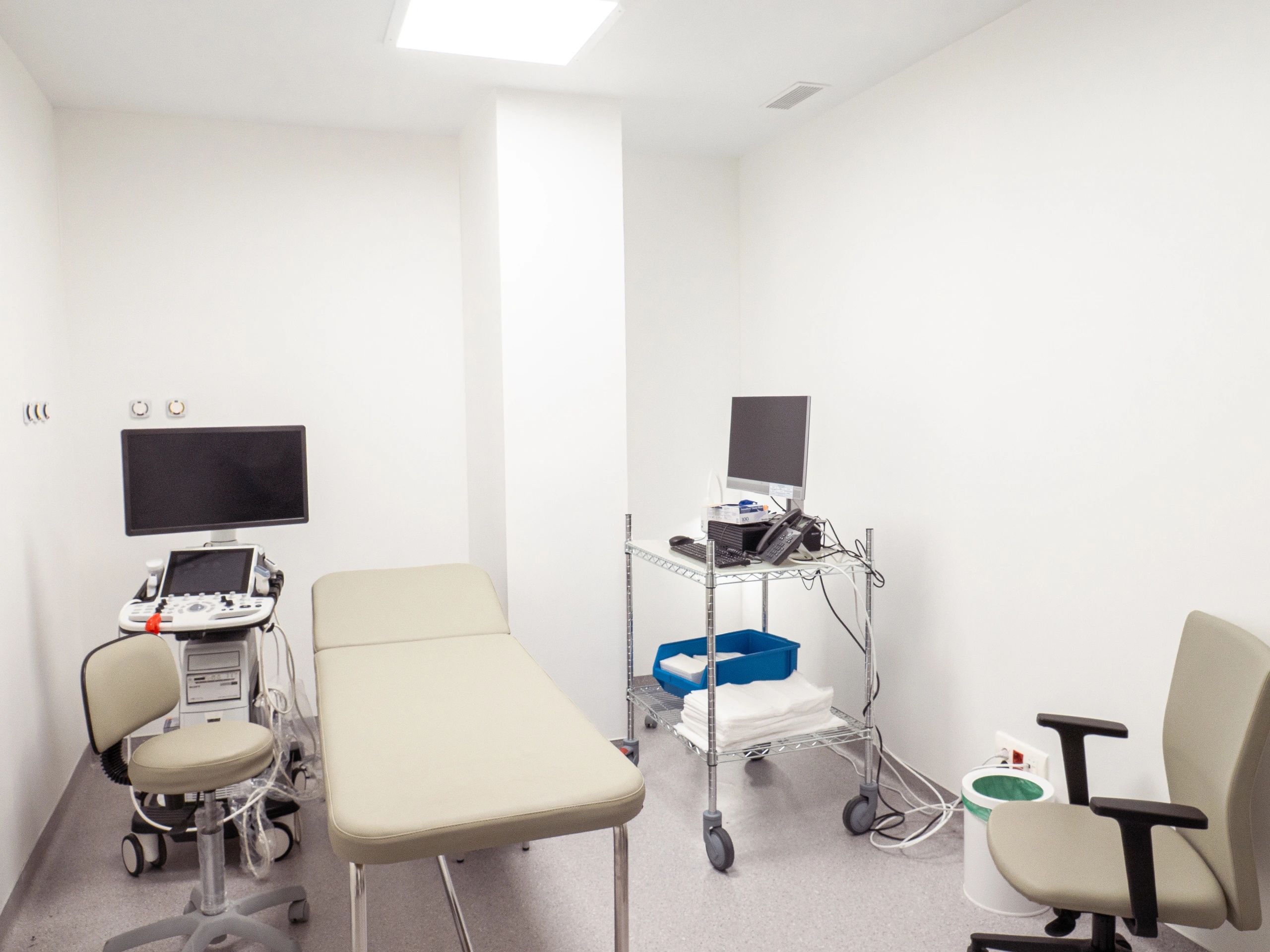Calm treatment room prepared for a relaxing spa session
